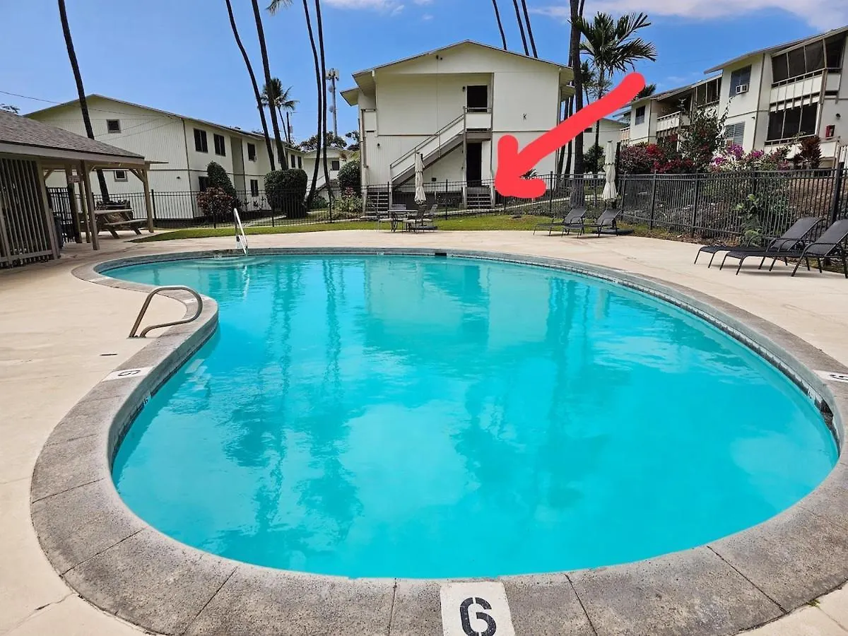 Comfort Location Reasonable Price 2 Blocks 2 The Beach Kailua-Kona Apartment