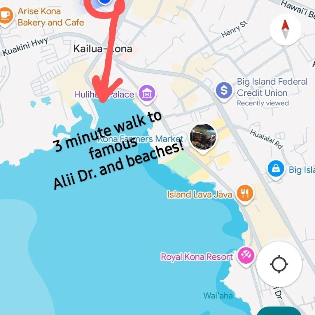Comfort Location Reasonable Price 2 Blocks 2 The Beach カイルア・コナ